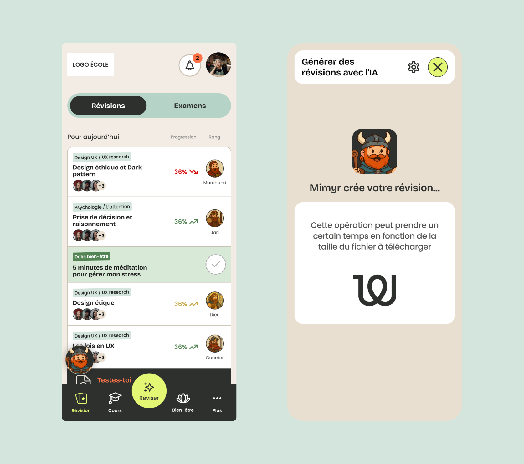 mockup mobile application mimyr